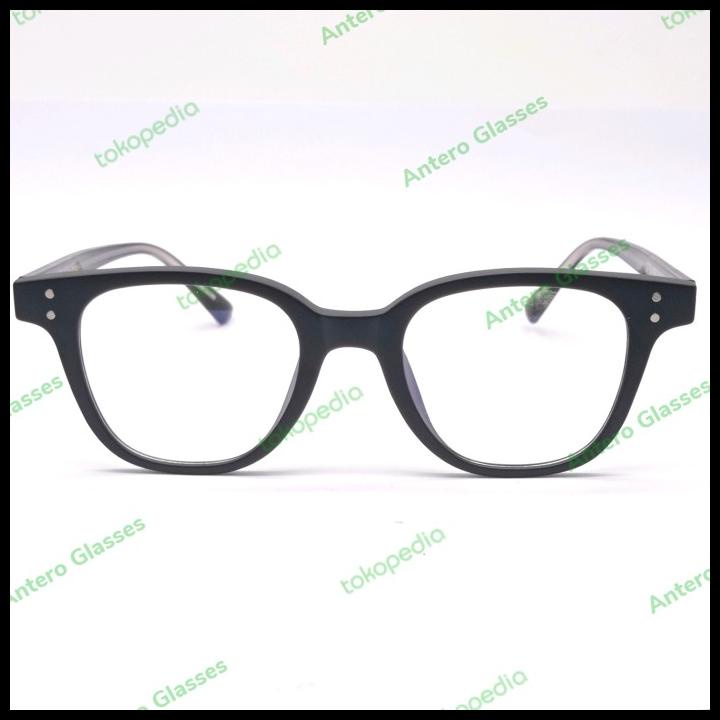 DISKON FRAME KACAMATA PRIA WANITA VINTAGE STYLE GM8004 MATTE BLACK 