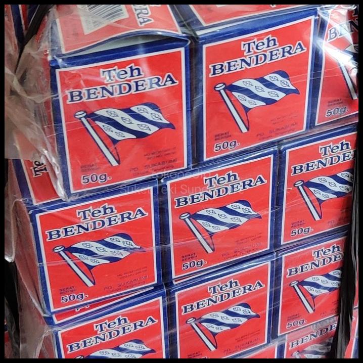 

HOT DEAL TEH BENDERA BUBUK 50GR PER PACK ISI 10 KOTAK !!