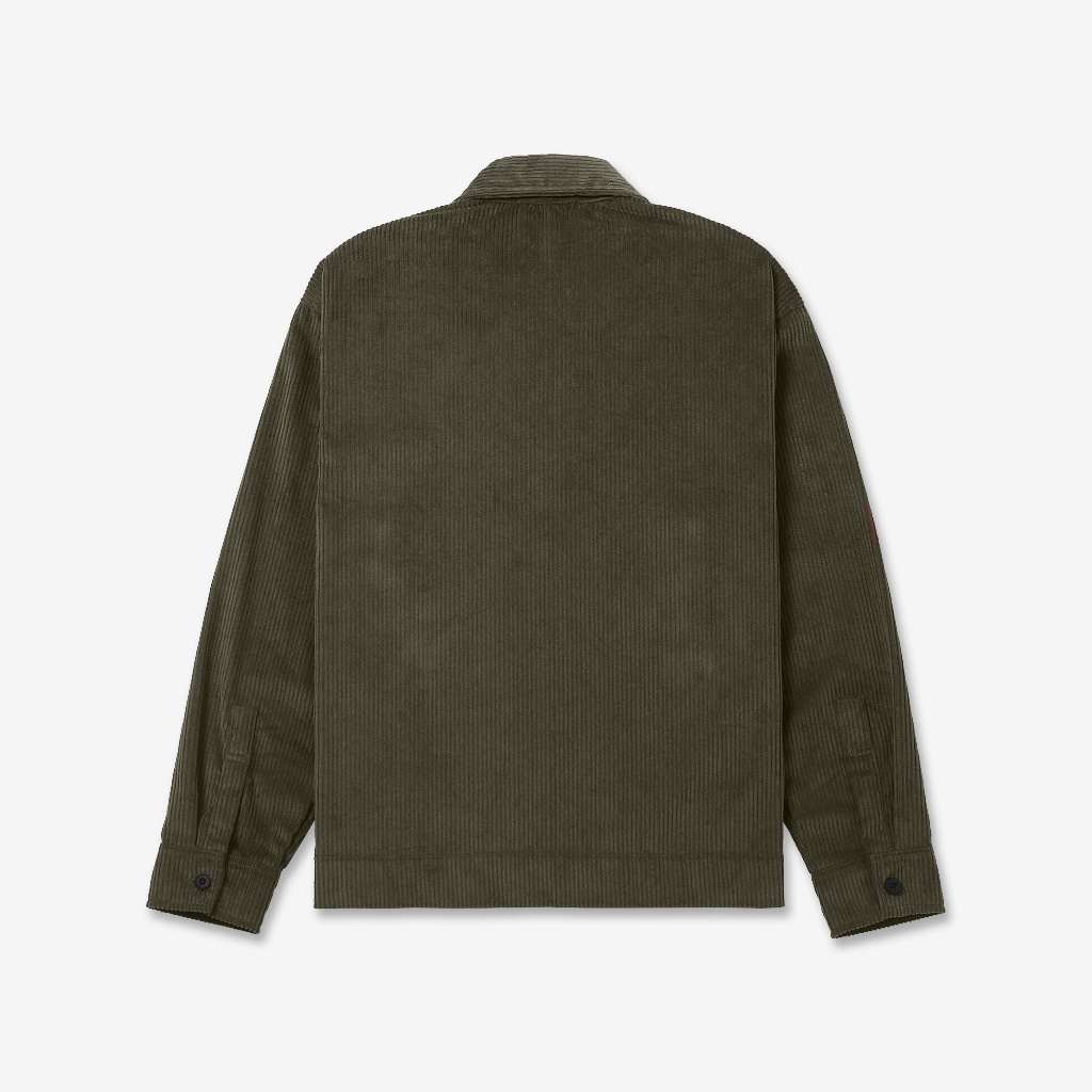 [KOLEKSI TERBARU] ZAAS ARHOLMA STUDIOS - CORDUROY ZIP JACKET 'HIRAETH' OLIVE