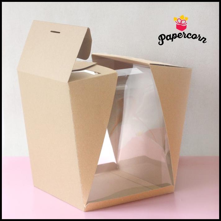 

GRATIS ONGKIR DUS KUE TINGGI TALL CAKE BOX MIKA 25 X 25 X 30CM KOTAK | WB302525 !!!