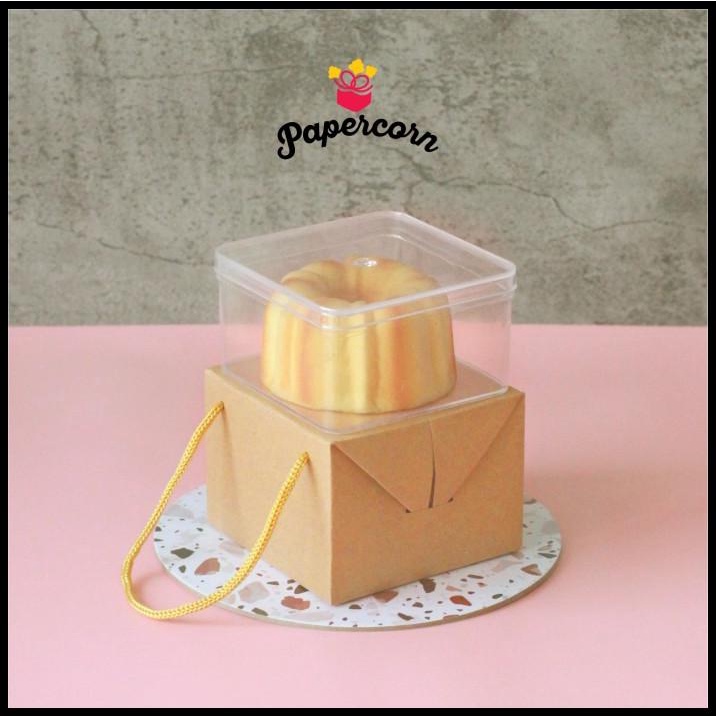 

DISKON PAPERBAG/KANTONG DESSERT BOX, BROWNIES, KROKET 11X11X8 CM