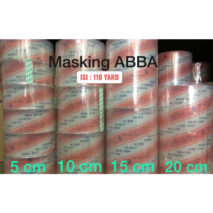 

✨Ready Custom Transfer / Masking Tape Abba 60 Cm Laminasi Cutting Sticker Terbatas