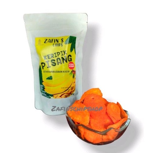 

Zafins Chips Keripik Pisang Pedas Manis 80g