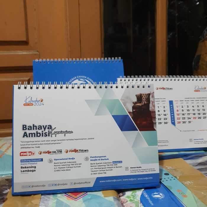 

Terlaris Kalender Meja Radio Rodja 2024 Terbaru Promo Terbaru