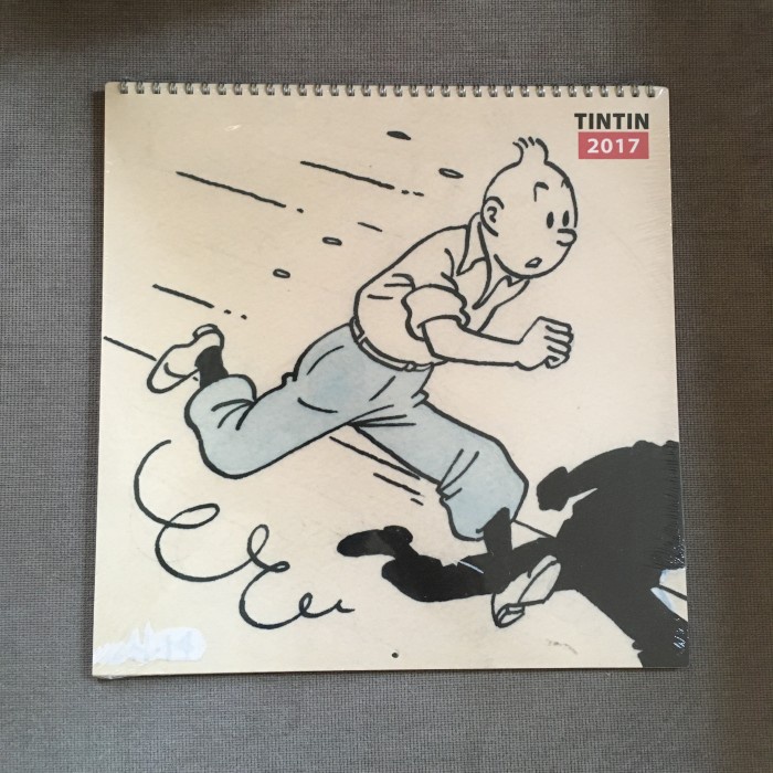 Terlaris Calendar Kalender Tintin Tahun 2017 Promo Terbaru