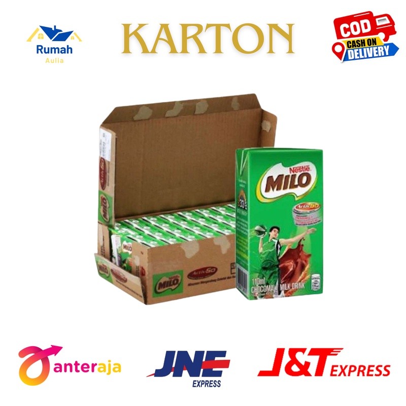 

MILO UHT 110 ML - Minuman Sehat dan Bergizi - Isi 36 PCS - Harga Grosir - Kemasan Dus