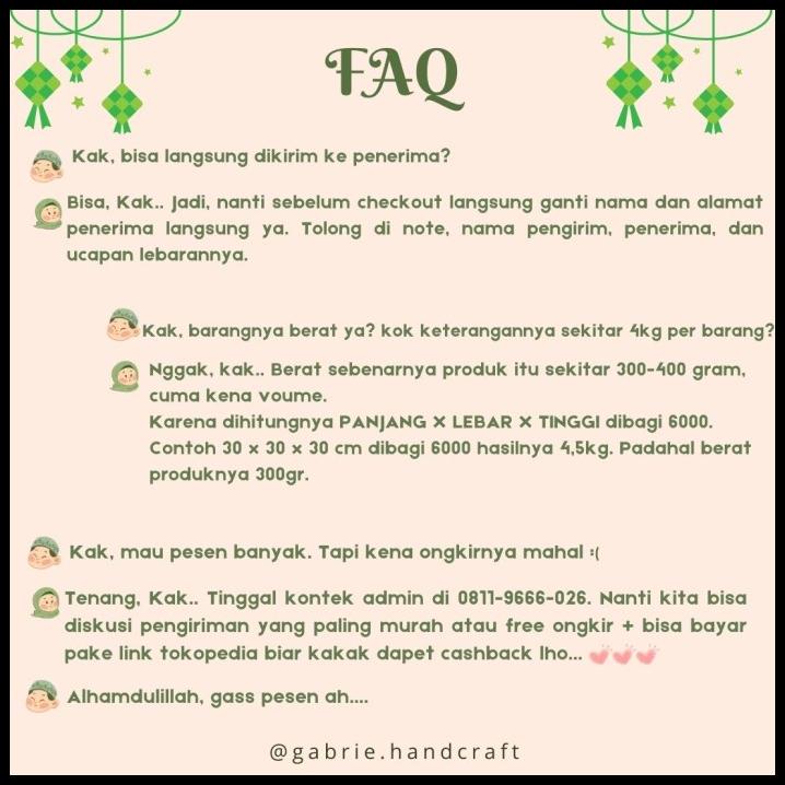 

HOT DEAL ROTAN BEDUG - TEMPAT HAMPERS LEBARAN / IDUL FITRI / RAMADHAN !!