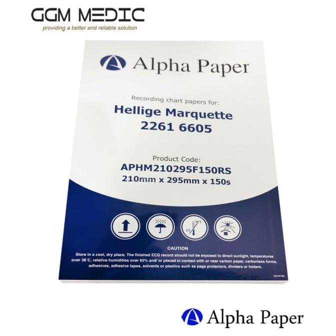 

Kertas EKG / ECG / Thermal Paper| HELLIGE MARQUETTE MAC1200| 210x295mm