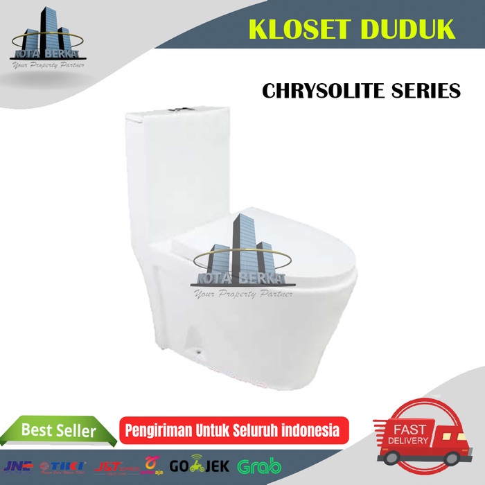 ~@~@~@~@] CLOSET DUDUK/ WC DUDUK TRILLIUN WARE CHRYSOLITE + JET SHOWER