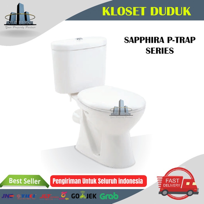 ------] CLOSET DUDUK/ WC DUDUK TRILLIUN WARE - SAPPHIRA SERIES