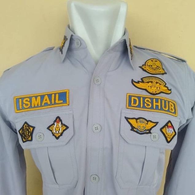 Baju Pdl Dishub / Baju Pdl Dinas Perhubungan / Kemeja Pdl Dishub / Kemeja Pdl Dinas Perhubungan / At
