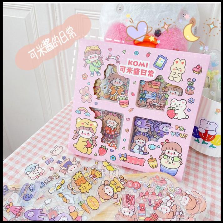 

TERMURAH KOMI 100 LEMBAR STIKER PVC PLASTIK TAHAN AIR 8X8CM !!!!!!