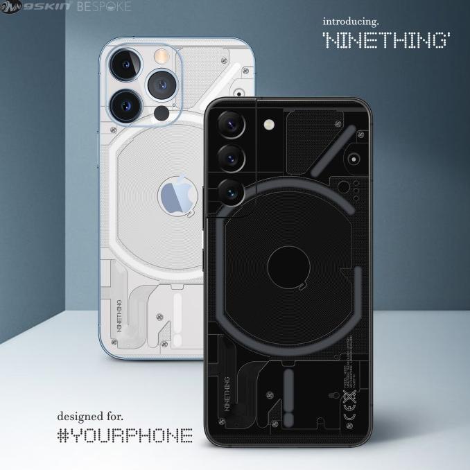 SALE 9skin custom design like nothing phone 1 Ninething skin all type HP Termurah