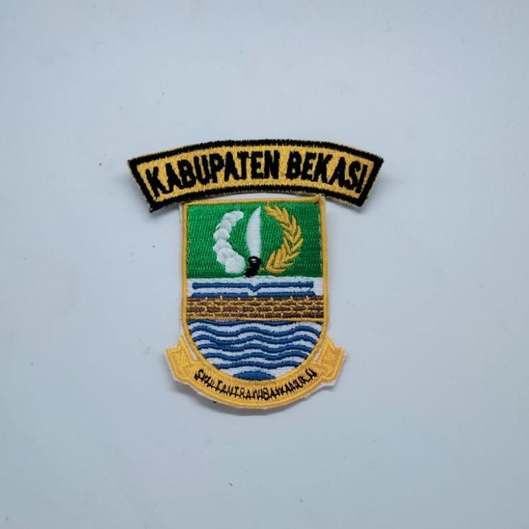 Logo Bordir Kabupaten Bekasi / Logo Kabupaten Bekasi / Bordir Logo Kabupaten Bekasi / Bordir Kabupat