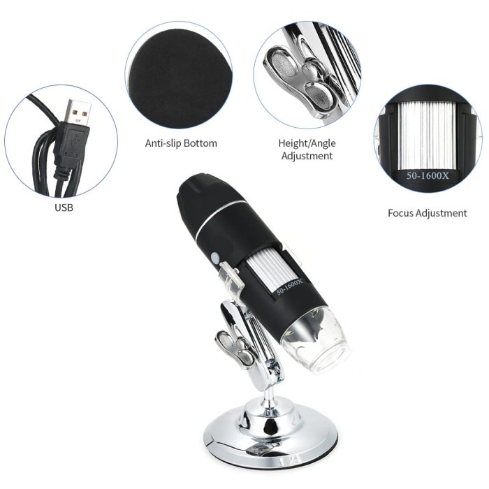 

Microscope Mikroskop Usb Digital Zoom Magnifier Monokuler Kamera