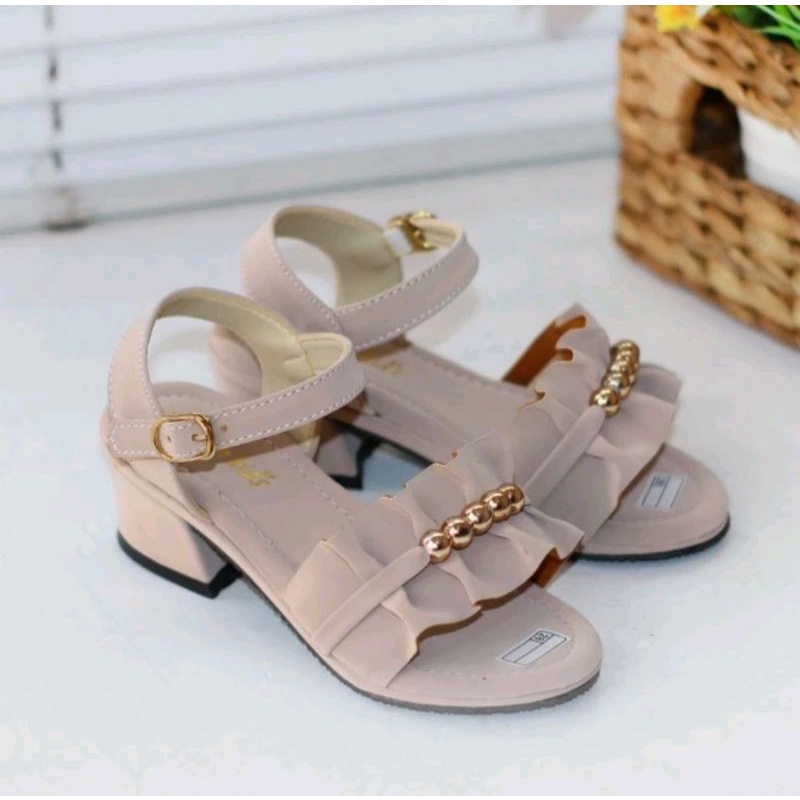 Sandal Hak Anak Perempuan Hak Tahu 3cm
