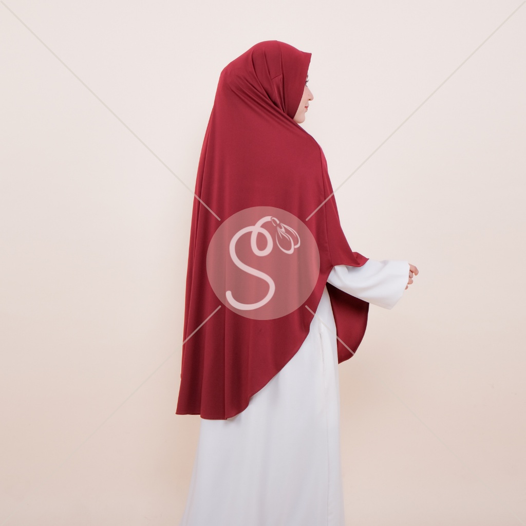 STYLISH HIJAB DAILY ShalihaFactory - Jilbab Instan Non Pet Jersey Panjang Jumbo Anti Tembem Luna