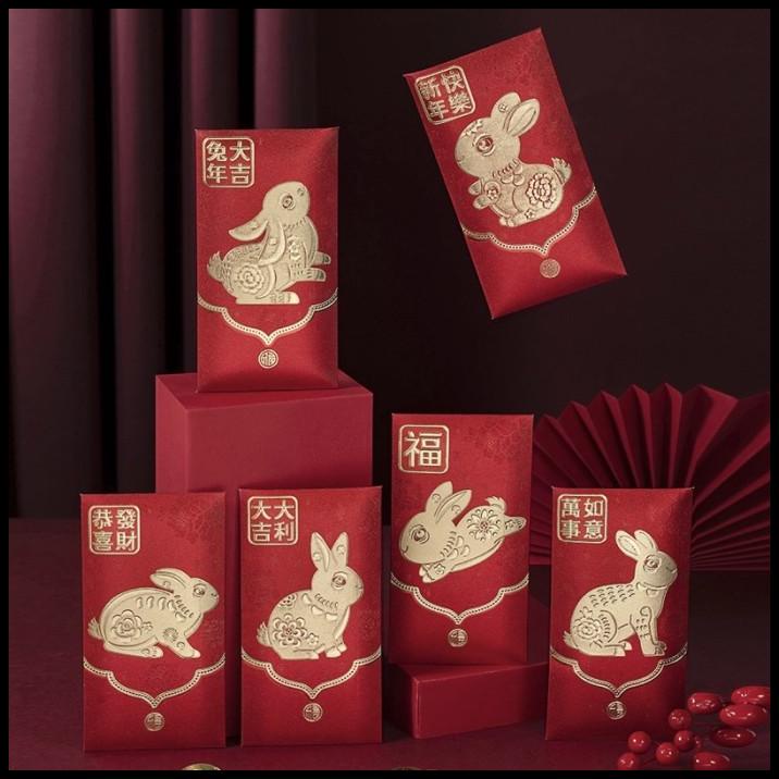 

BEST DEAL ANGPAO PREMIUM 2023 KELINCI RABBIT MERAH EMAS GOLD !!