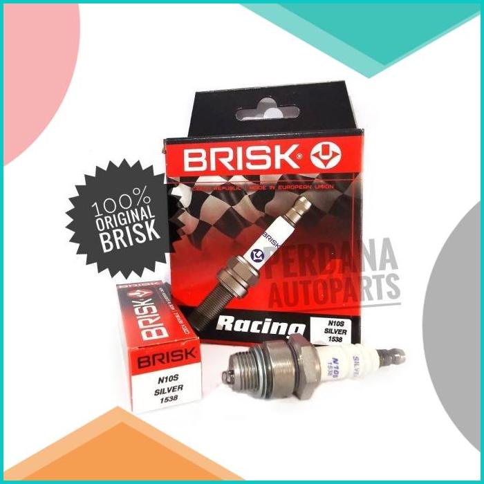 BRISK Silver Racing Busi Motor 2Tak Drat Pendek RXKing F1ZR dll 20JVL