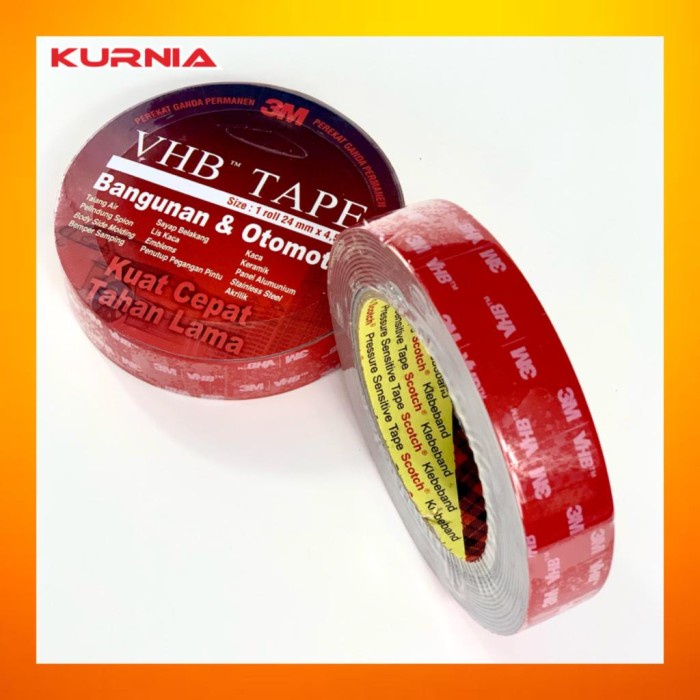 

Terbaru Double Tape 3M Vhb 24Mm X 4,5 M Promo Terlaris