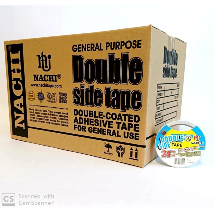 

Terbaru (Dus) Nachi Double Side Tape 24 Mm X 10 Yard 1 Inch Promo Terlaris