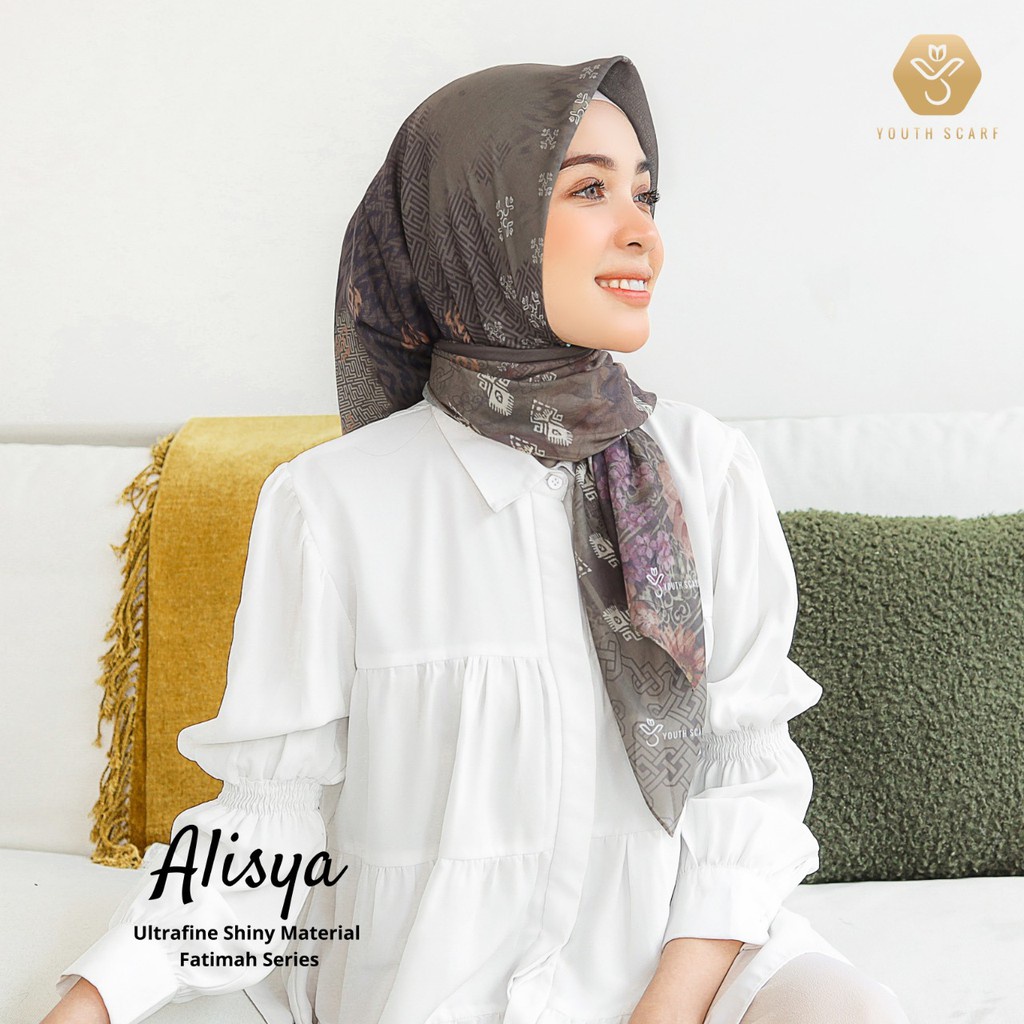 STYLISH HIJAB DAILY Youthscarf - ( FATIMAH SERIES) - Hijab printing - Hijab segiempat voal - Voal