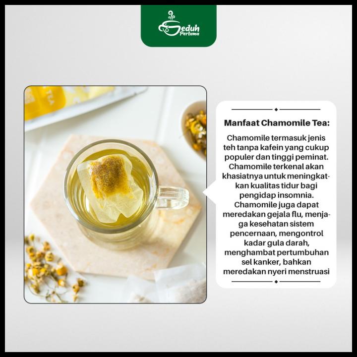 

DISKON 10 TEA BAG - CHAMOMILE TEH INSOMNIA | FLOWER TEA SIAP SEDUH