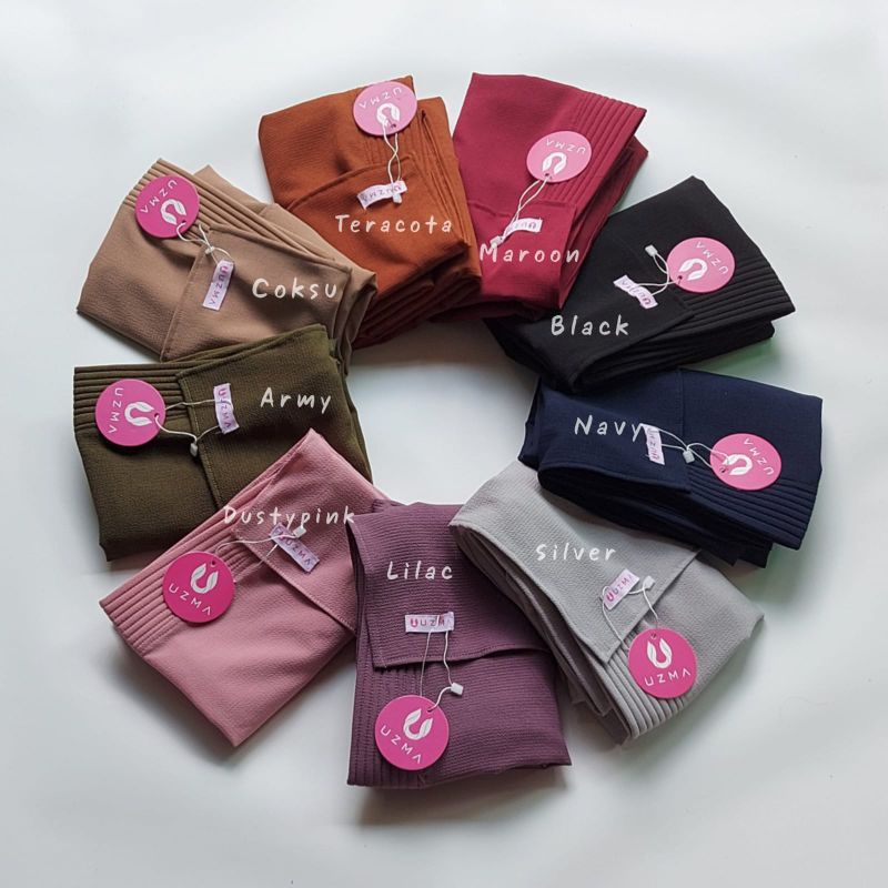 DAILY PREMIUM HIJAB Aisha Instan Size Jumbo Ori Uzma Hijab (Pasmina Instan / Pastan)