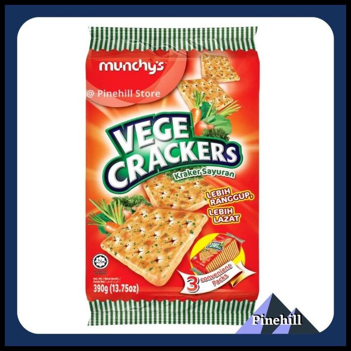 

HOT DEAL BISKUIT MUNCHYS VEGE VEGETABLE CRACKERS - MUNCHY'S KRAKER SAYURAN !