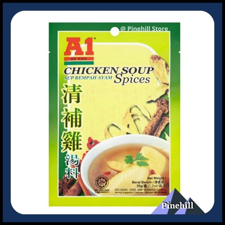 

HOT DEAL A1 CHICKEN SOUP SPICES - BUMBU SUP REMPAH AYAM 35 GR !!!!