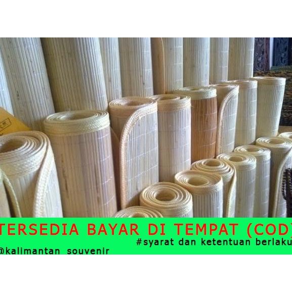 Lampit Rotan Saburina 140x200, Tikar Rotan Kalimantan, Karpet Rotan