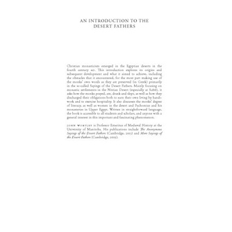 

An Introduction to the Desert Fathers John Wortley 2019 Cambridg