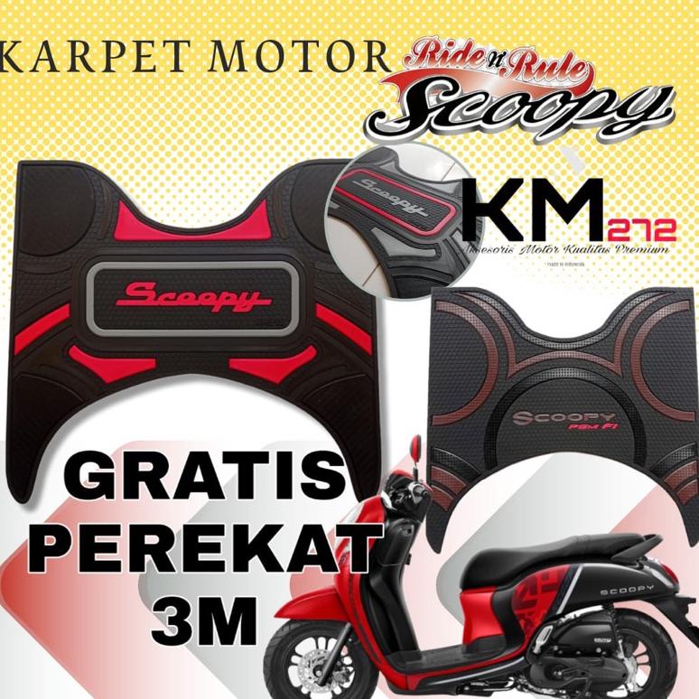 Kekinian KARPET MOTOR  SCOOPY 2013 sd 2023 | Karpet Scoopy | Karpet Motor ,.