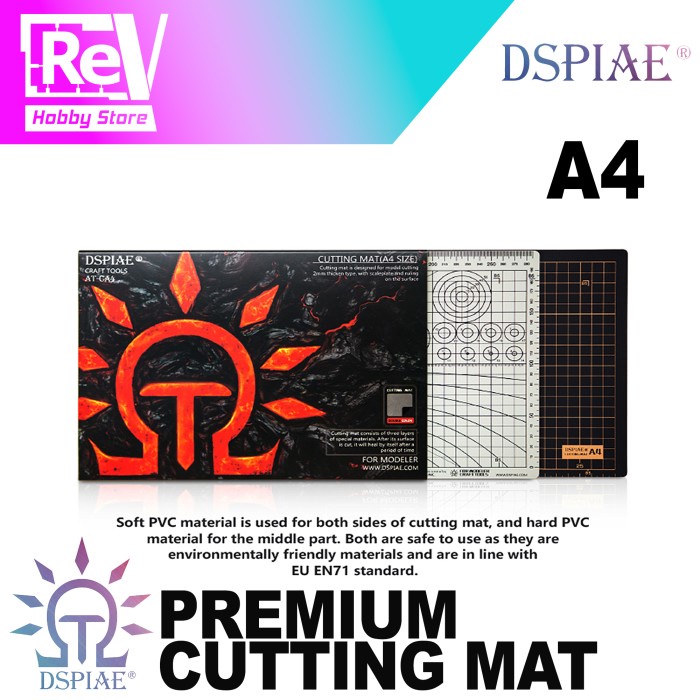 

Cutting Mat A4 Premium Double Side 2 In 1 Model Kit Gundam Hg Mg Pg