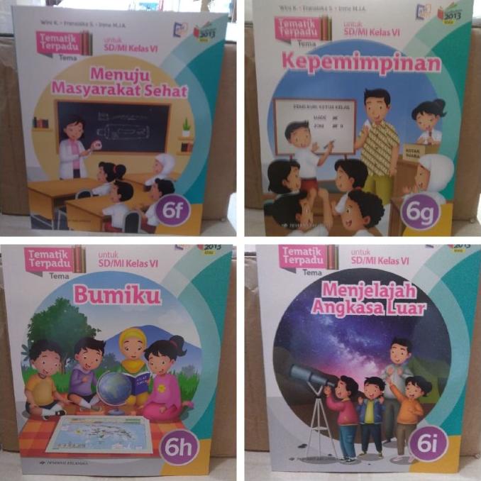 

SALE Paket Tematik kelas 6 SD K13N semester 2 ERLANGGA Termurah
