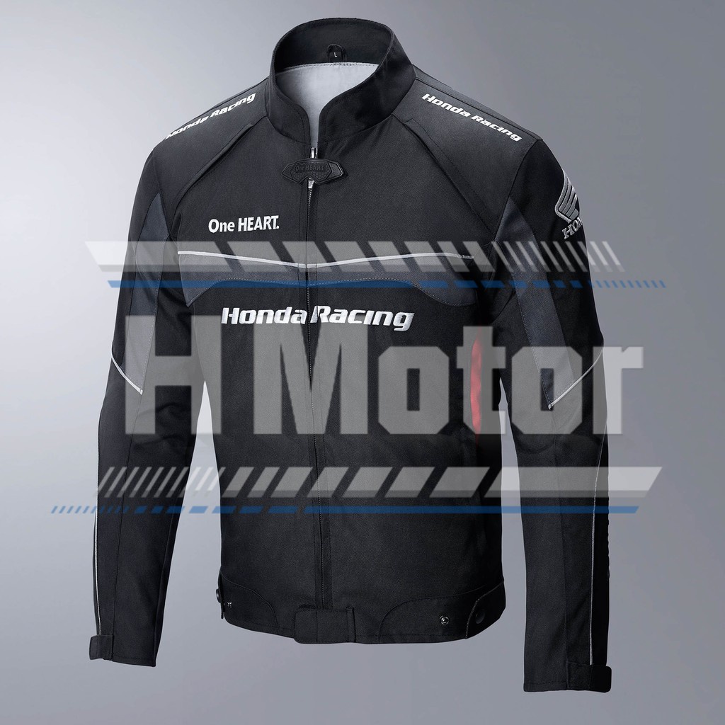 Honda Racing ORI Riding Premium Sporty Jacket Jaket Motor - BLACK