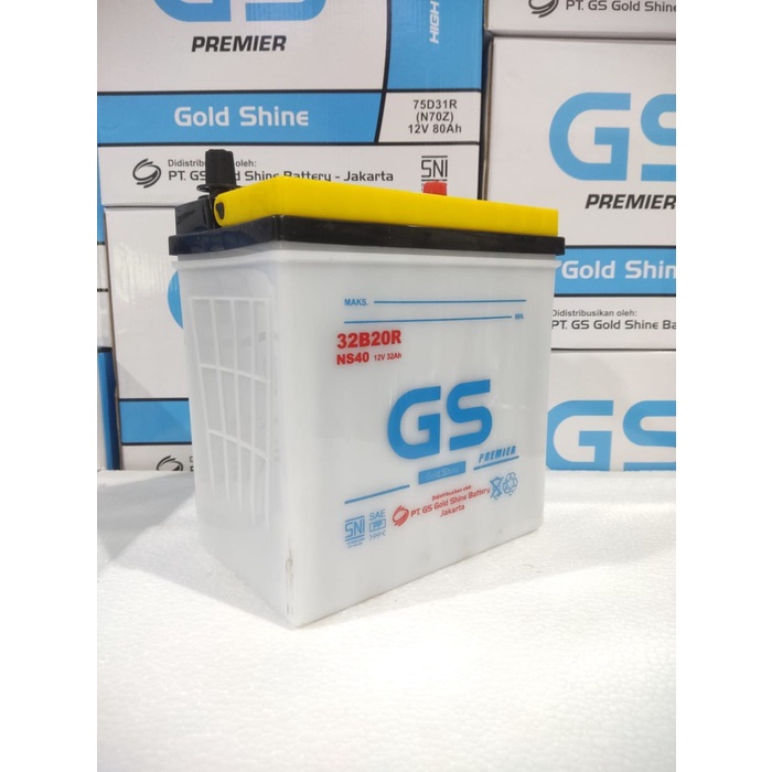Aki Mobil Toyota Avanza Gs Goldshine Ns40 32Ah Accu Basah