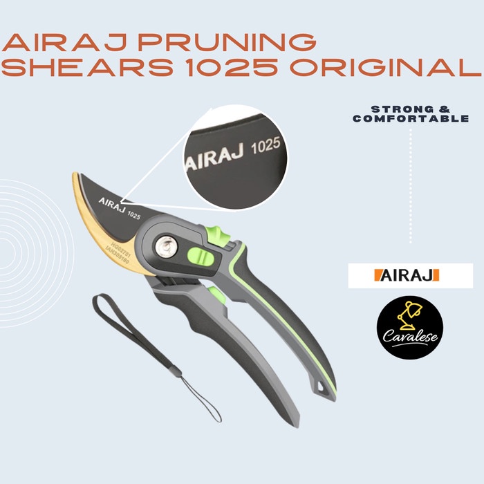 Airaj Gardening Pruning Shears Gunting Dahan Ranting Taman Berkebun
