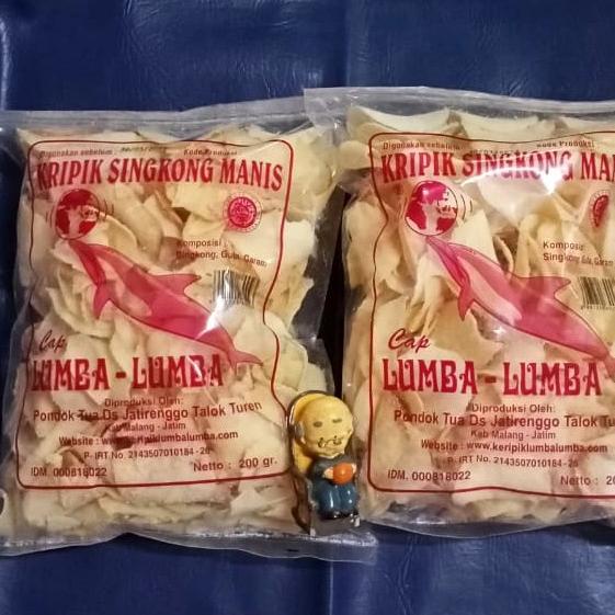 

rah Keripik Singkong Lumba-lumba, Dolphin 200 gram, manis