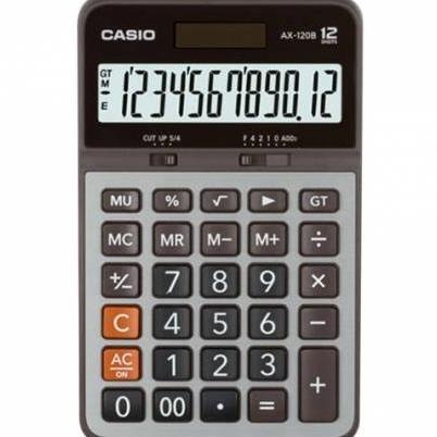 

Casio AX 120 B - Calculator Desktop Kalkulator Meja Kantor AX-120B