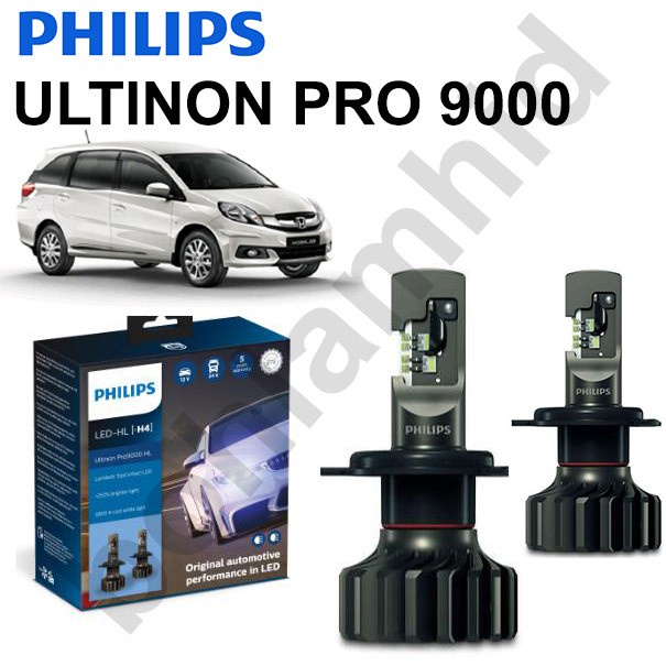 Lampu Mobil Led Mobilio H4 Philips Ultinon Pro9000 5800K Ready