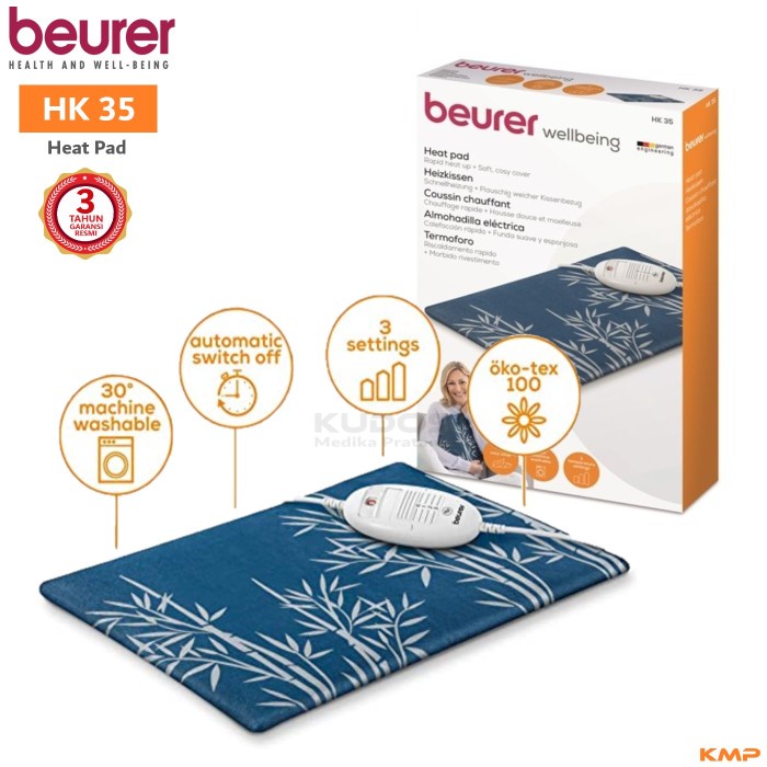 beurer HK35 HK-35 Rapid Heating Pad - Bantal Panas Terapi Erin MI