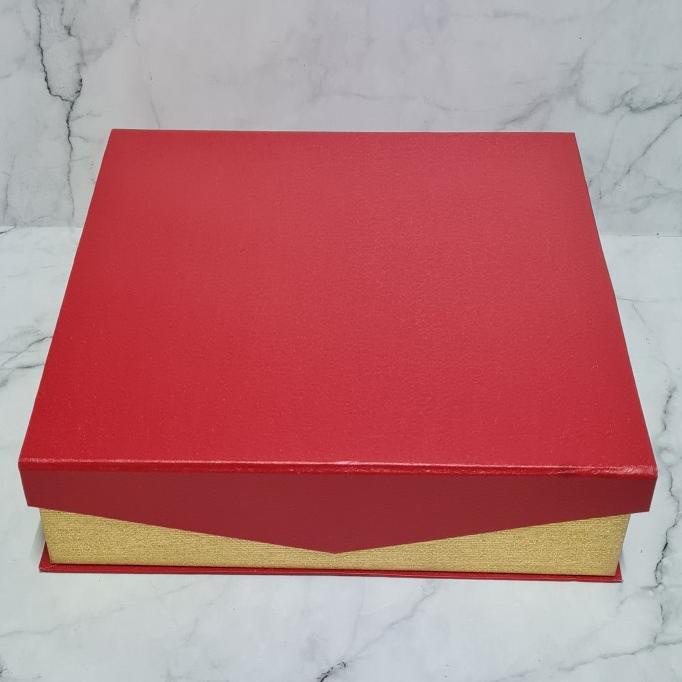 

Box MD Magnet 23x23x8 Kue Kering / lapis / hamper Lebaran Imlek Natal