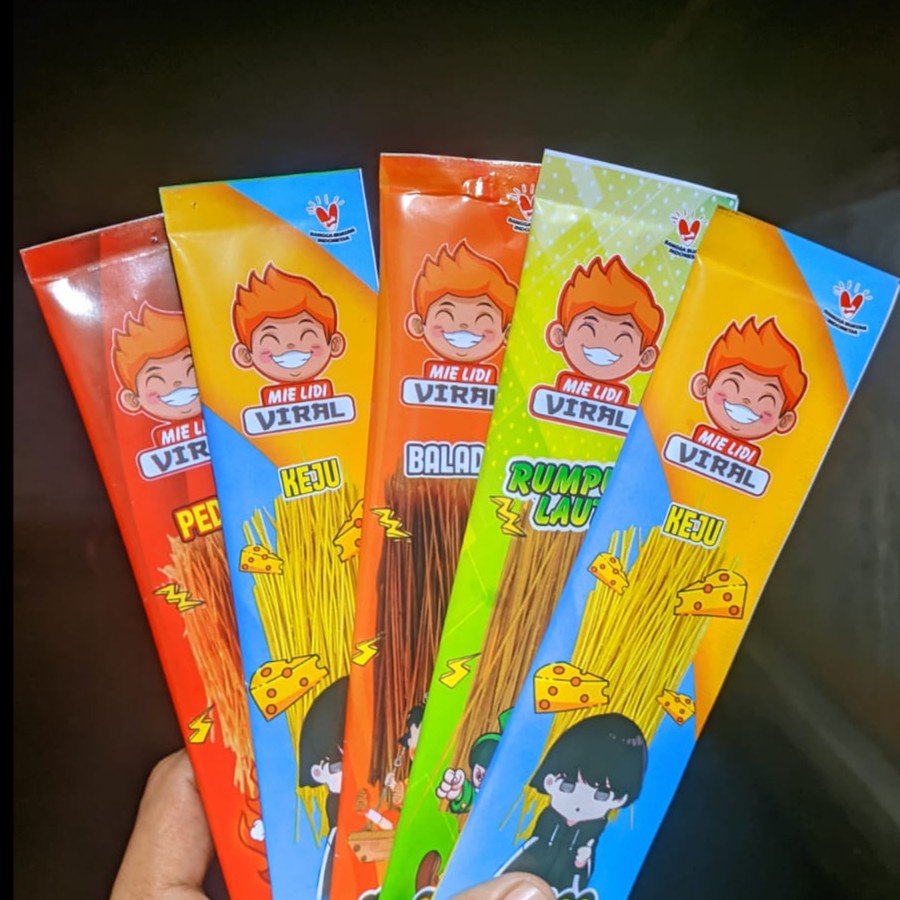 

Mi lidi 1 pack isi 12 pcs - Varian Rasa Food Noodels Cemilan