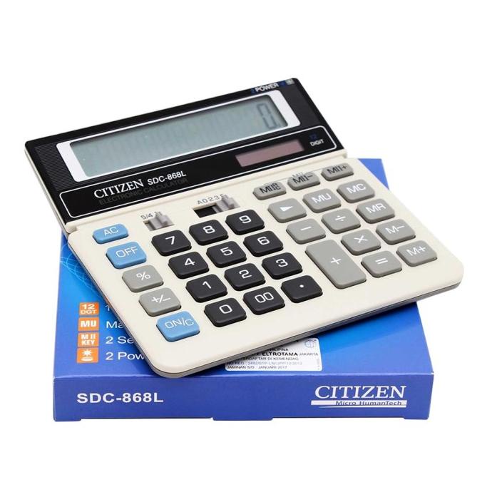 

Calculator Citizen 868