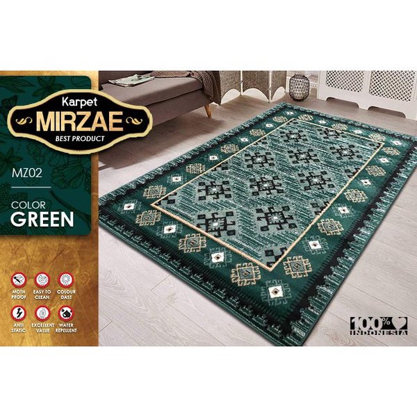 KARPET MIRZAE 210 X 300 MZ02 GREEN