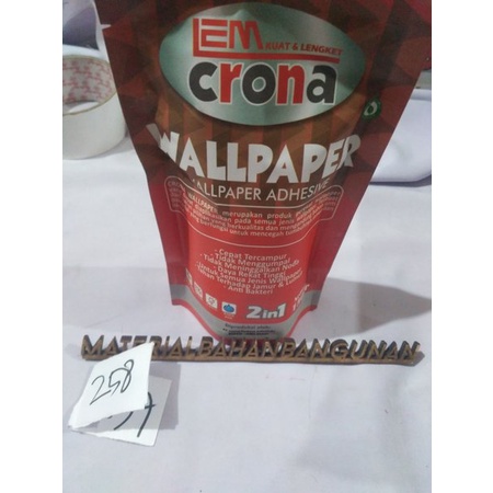 lem wallpaper crona 150 gram tempelan dinding tembok walpaper