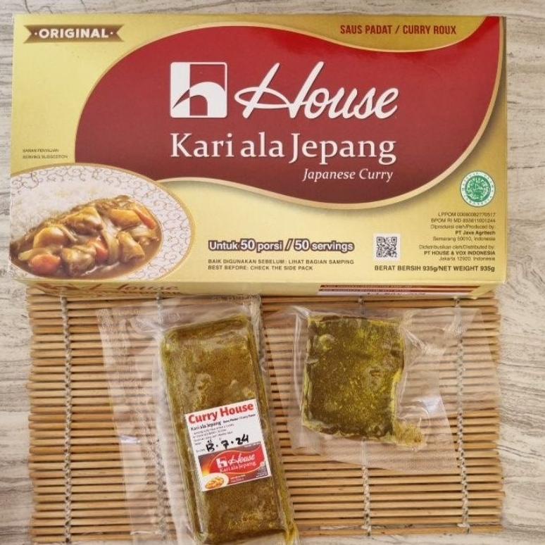 

FULL DISCOUNT 45 GR HOUSE KARI ALA JEPANG / HOUSE CURRY BLOCK PER PORTION / KARI POWDER FULL DISCOUNT