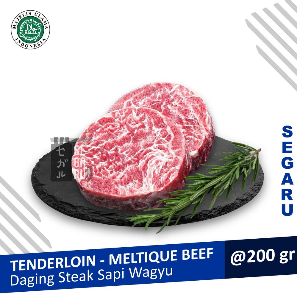 

PROMO TENDERLOIN STEAK WAGYU MELTIQUE | TENDERLOIN BEEF STEAK MELTIK 200 GRAM PRODUK TERLARIS BULAN INI