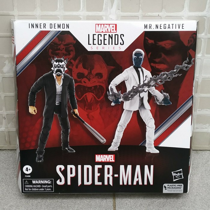 HASBRO MARVEL LEGENDS 2-PACK INNER DEMON & MR NEGATIVE SPIDER-MAN PS4